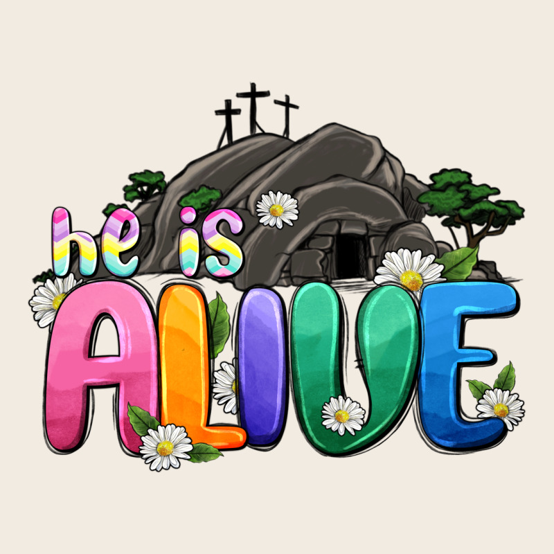 Easter Day He Is Alive Premium Sweatshirt by OliviaCreatesArt | Teevron