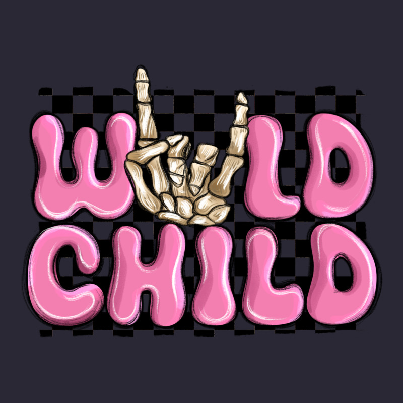 Wild Child Pink Skeleton Vintage Tee by MaliasSmallBusiness | Teevron