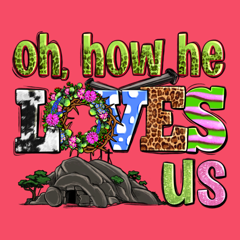 Easter Day Oh He Loves Us Premium Sweatshirt by OliviaCreatesArt | Teevron