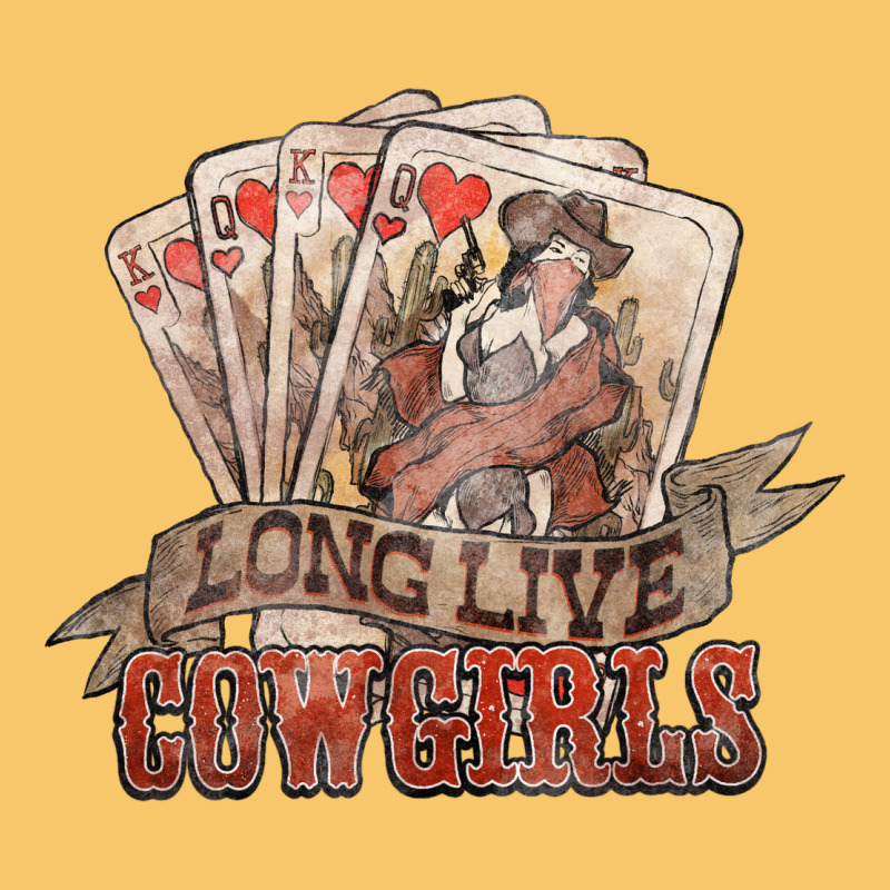 Long Live Cowgirls Cards Vintage Hoodie by NancyCooperArtShop | Teevron