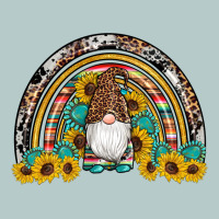 Western Gnome Gemstones Sunflowers Rainbow Heavy Core Tee | Teevron