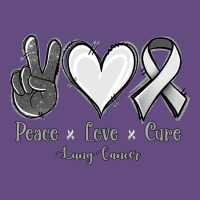 Peace Love Cure Lung Cancer Vintage Hoodie | Teevron