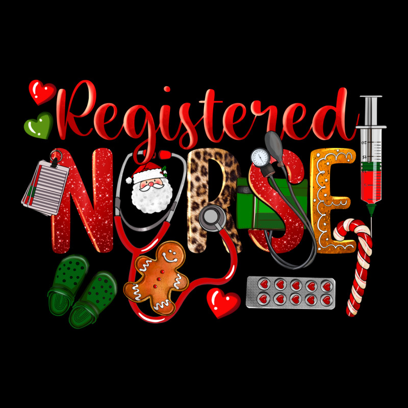 Registered Nurse Christmas Long Sleeve Tee by LillyAllenDesigns | Teevron