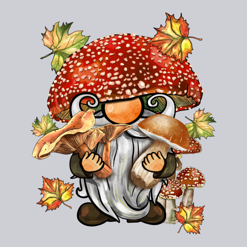 Mushroom Gnome Heavyweight Sweatshirt by BarkalooDesign | Teevron
