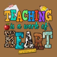 Teaching Is A Work Of Heart Vintage Tee | Teevron
