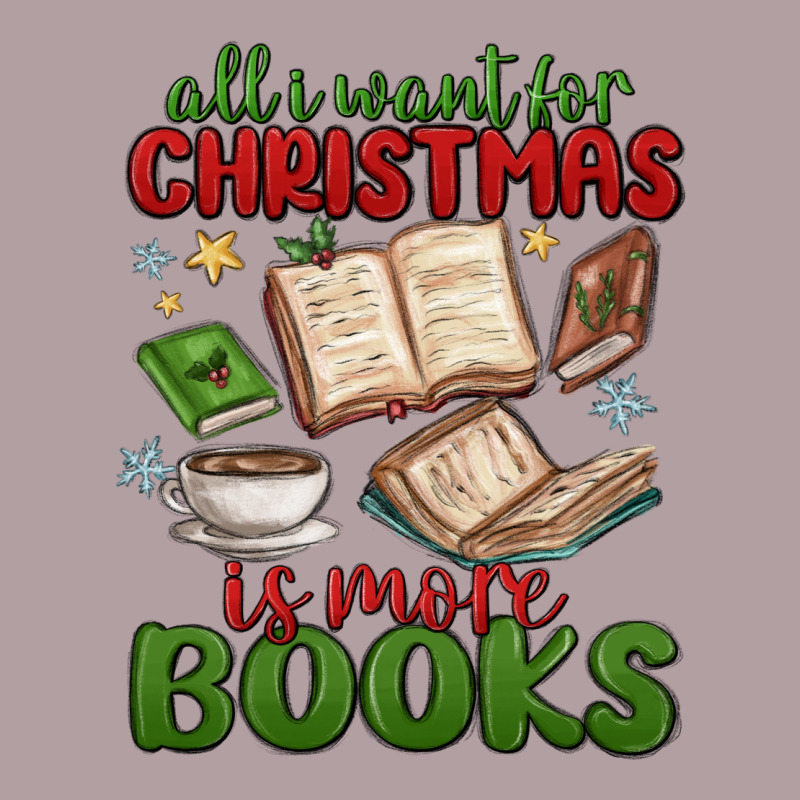 All I Want For Christmas Is More Books Vintage Hoodie by MaliasSmallBusiness | Teevron