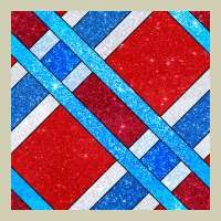 Glitter 4th Of July Seamless Pattern Heavy Core Tee | Teevron