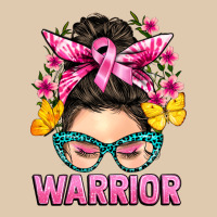 Cancer Warrior Messy Bun Heavyweight Sweatshirt | Teevron