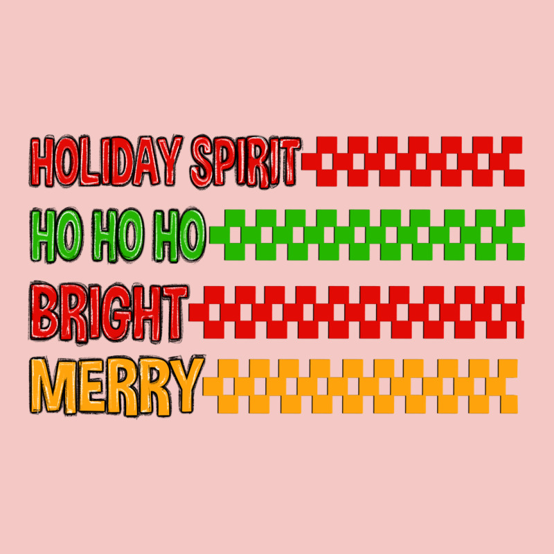 Holiday Spirit Hohoho Bright Merry Urban Heavy Tee by MaliasSmallBusiness | Teevron
