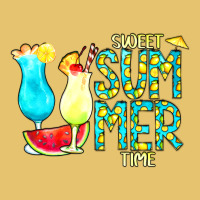 Sweet Summer Time Turquoise Yellow Premium Sweatshirt | Teevron