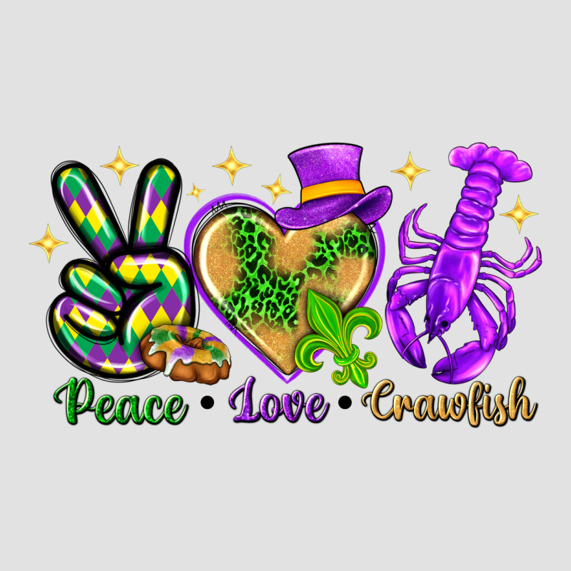 Peace Love Crawfish Premium Hoodie by HowdyJamesFarm | Teevron