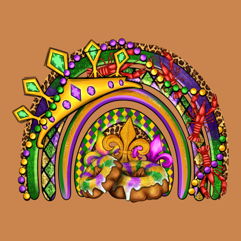 Mardi Gras Rainbow Heavyweight Hoodie by OliviaCreatesArt | Teevron
