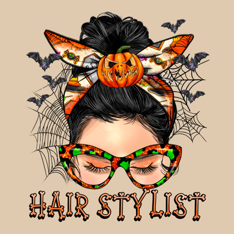 Hair Stylist Messy Bun Heavyweight Sweatshirt by BarkalooDesign | Teevron