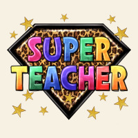 Super Teacher With Leopard Vintage Tee | Teevron
