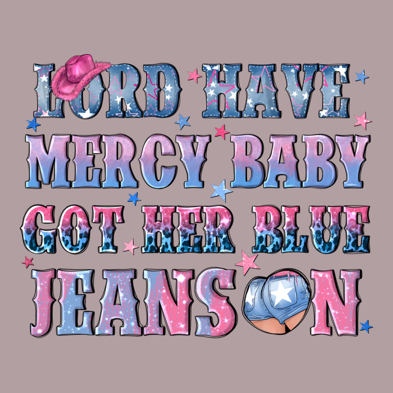 Lord Have Mercy Baby Got Her Blue Jeans On Vintage Hoodie by NancyCooperArtShop | Teevron