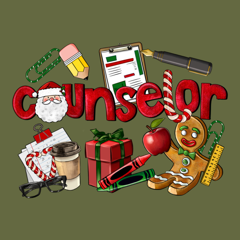 Counselor Christmas Long Sleeve Tee by LillyAllenDesigns | Teevron