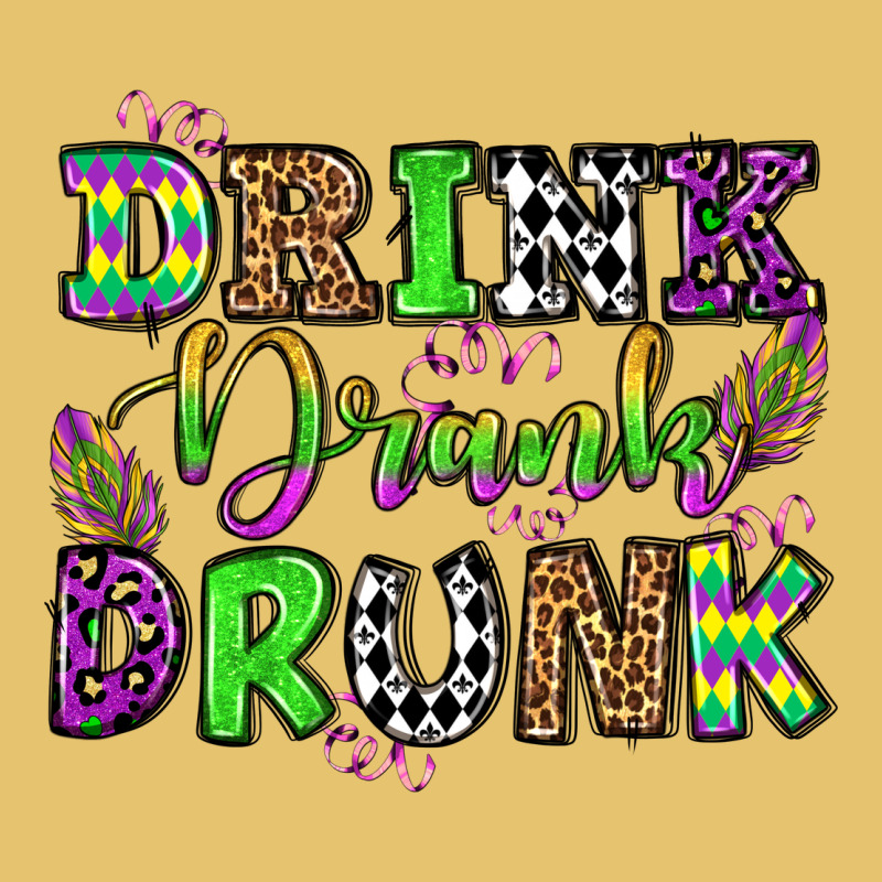 Drink Drank Drunk Mardi Gras Olivia Premium Sweatshirt by OliviaCreatesArt | Teevron