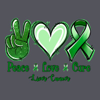 Peace Love Cure Liver Cancer Vintage Hoodie | Teevron