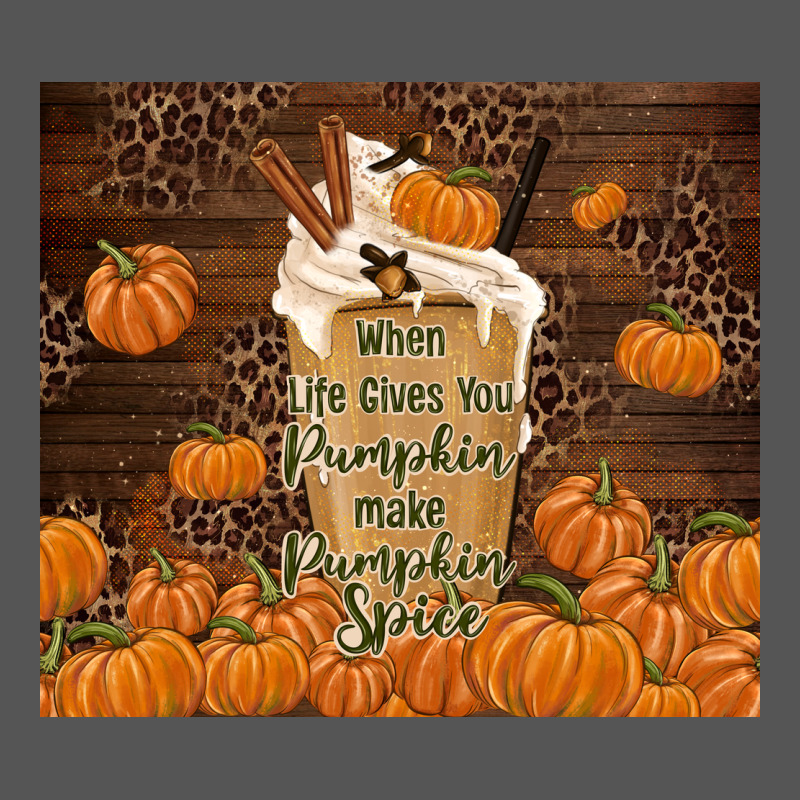 Make Pumpkin Spice Zipper Hoodie by TumblerDesignByShophia | Teevron