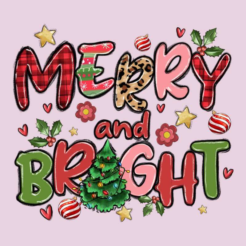 Merry And Bright Classic Tee by MaliasSmallBusiness | Teevron