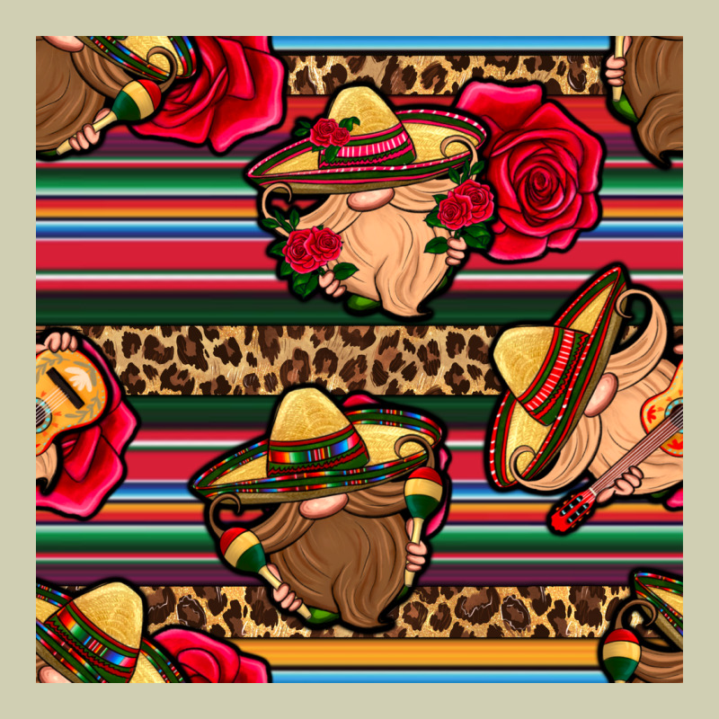 Mexican Gnomes Seamless Pattern Heavy Core Tee by BundleAndBundleShop | Teevron
