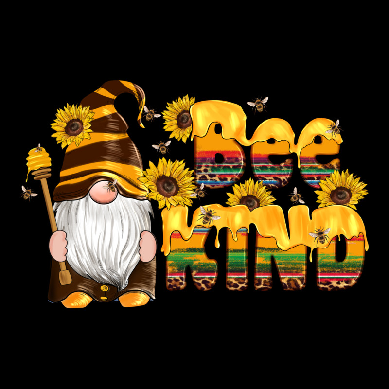 Western Bee Kind Gnomes Bee Honey Sunflowers Leopard Serape Heavy Core Tee by Artiststas | Teevron