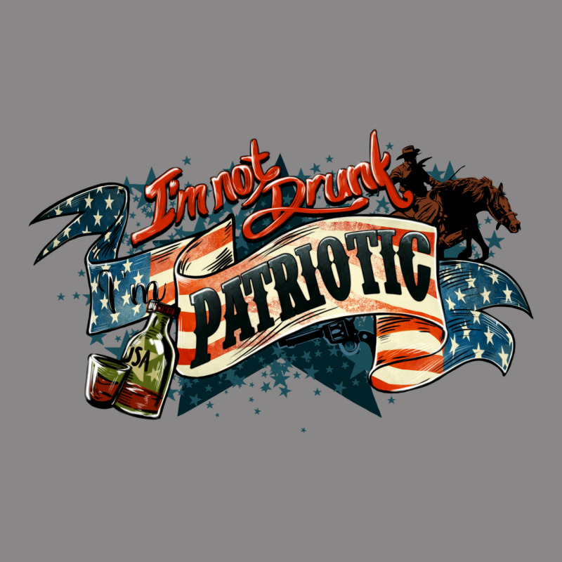 Patriotic Drunk America Vintage Tee by NancyCooperArtShop | Teevron