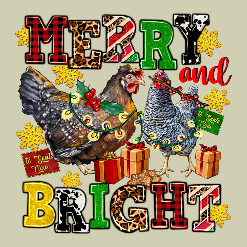 Chicken Merry And Bright Heavy Core Tee by AdoDesignShop | Teevron