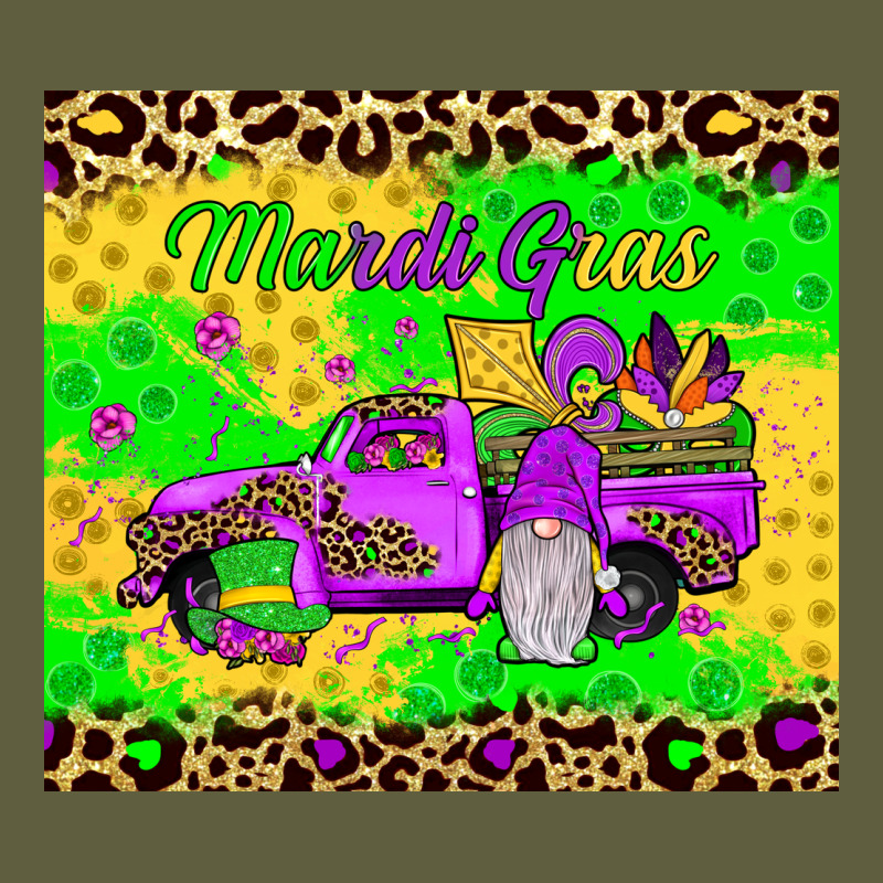 Mardi Gras Gnome Truck Vintage Tee by JahusDesignShop | Teevron