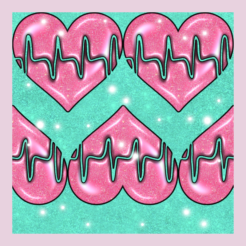 Nursing Heart Seamless Pattern Ladies Tee by BundleAndBundleShop | Teevron
