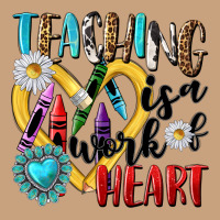 Teaching Is A Work Of Heart Vintage Tee | Teevron