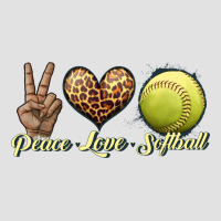 Peace Love Softball Premium Hoodie | Teevron