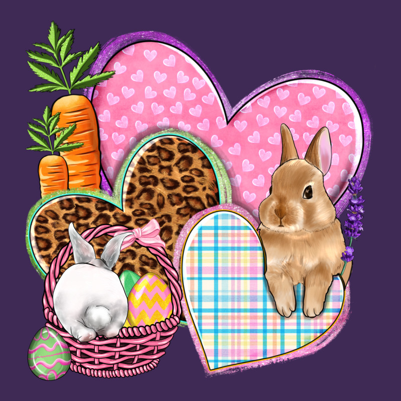 Easter Hearts Easter Day Premium Hoodie by HowdyJamesFarm | Teevron