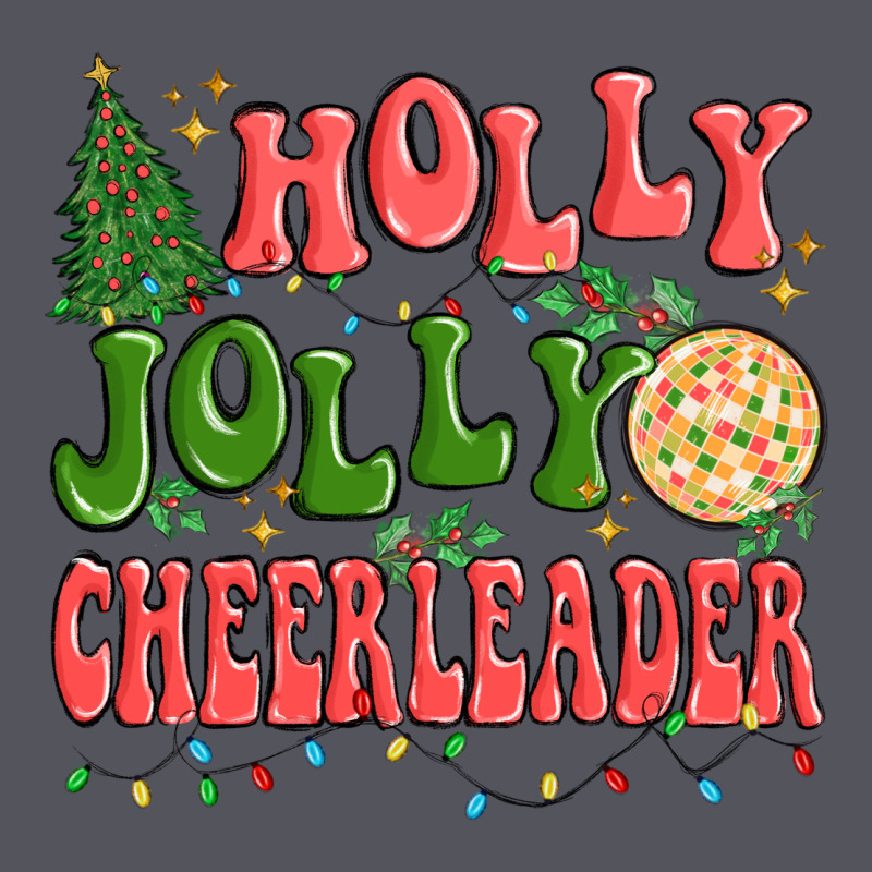 Holly Jolly Cheerleader Vintage Hoodie by MaliasSmallBusiness | Teevron