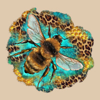 Leopard Honeycomb With Bee Heavyweight Sweatshirt | Teevron