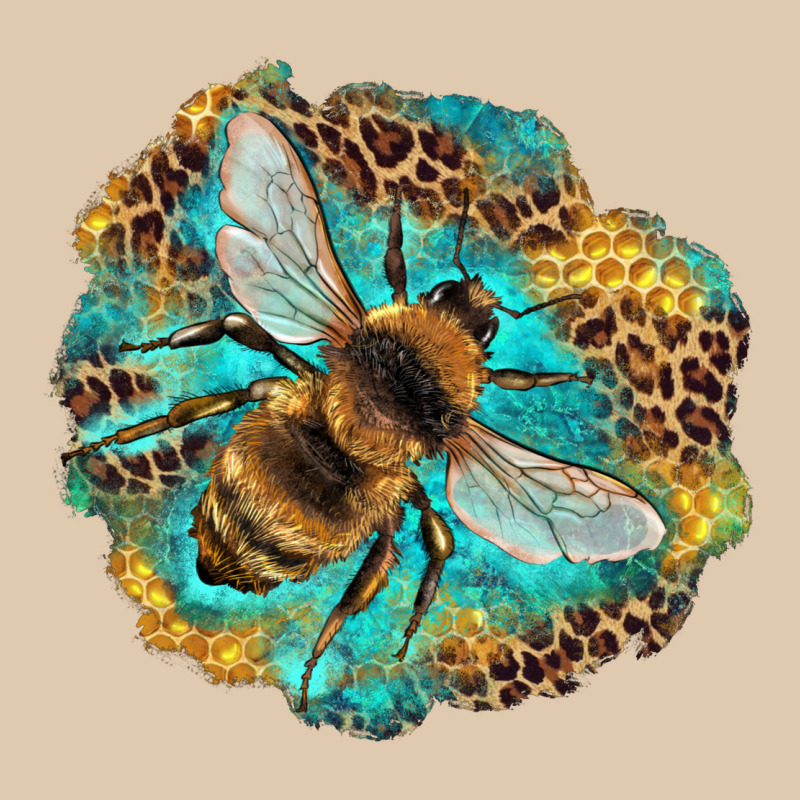 Leopard Honeycomb With Bee Heavyweight Sweatshirt by Artiststas | Teevron