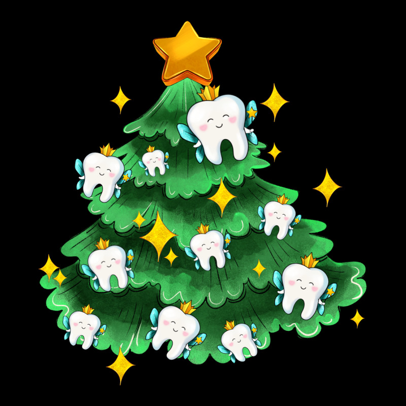 Christmas Tree With Teeth Ladies Tee by AdoDesignShop | Teevron