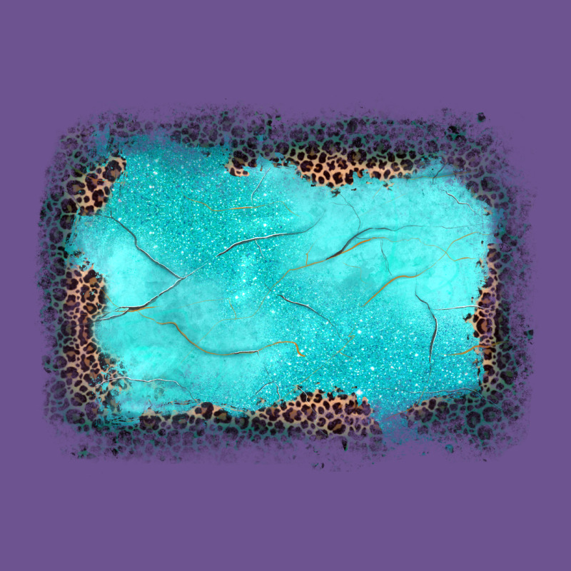 Gemstone Turquoise Leopard Background Vintage Tee by JahusDesignShop | Teevron