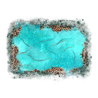 gemstone turquoise leopard background | Teevron