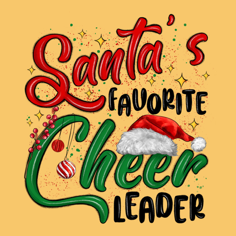 Santa S Favorite Cheer Leader Vintage Hoodie by MaliasSmallBusiness | Teevron