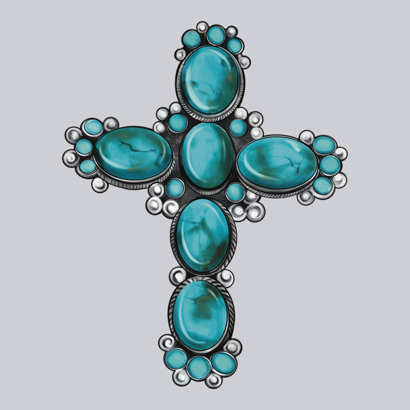 Western Gemstone Cross Heavyweight Sweatshirt by Artiststas | Teevron