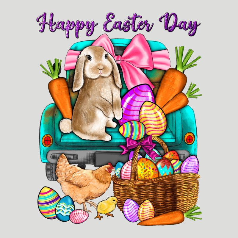 Happy Easter Day Truck Zipper Hoodie by HowdyJamesFarm | Teevron