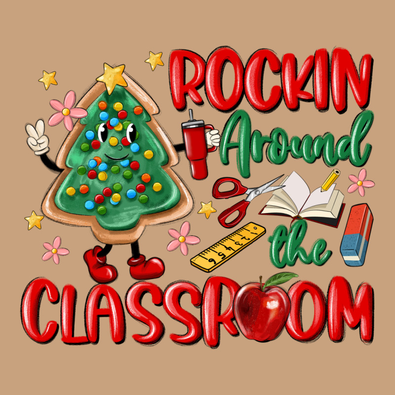 Rockin Around The Clasroom Teacher Vintage Tee by MaliasSmallBusiness | Teevron