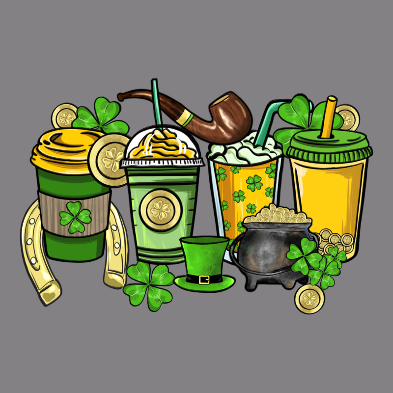 St. Patrick's Day Coffee Cups Heavyweight Hoodie by HowdyJamesFarm | Teevron