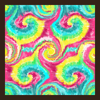 Tie Dye Seamless Pattern Heavy Core Tee | Teevron