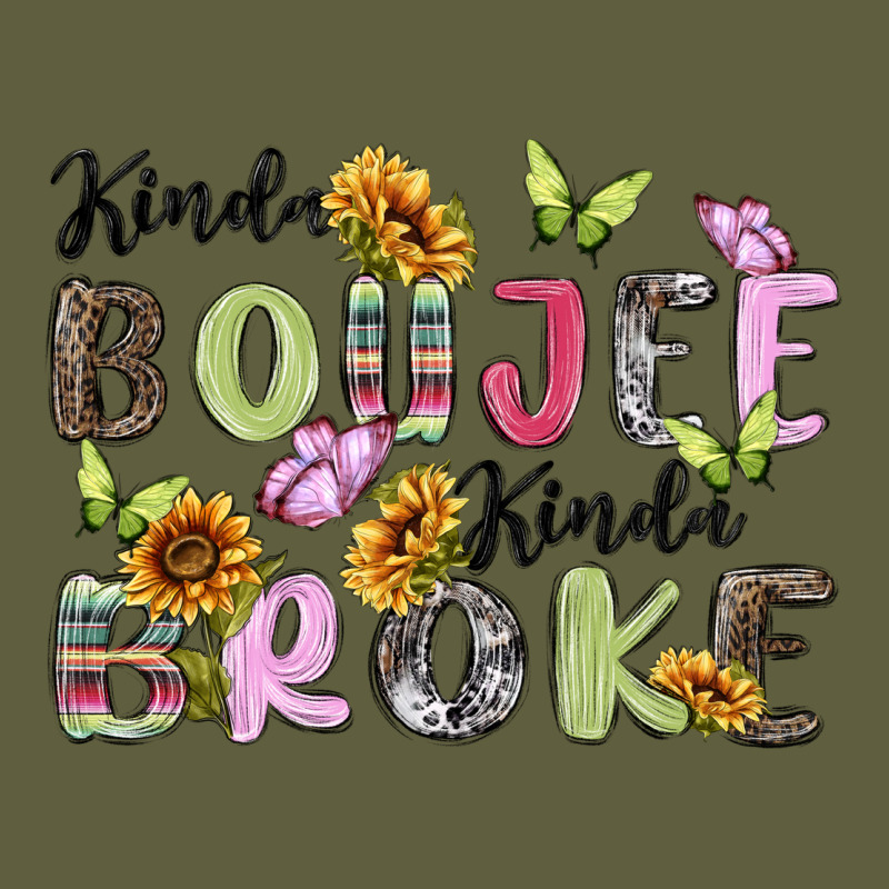 Kinda Boujee Kinda Broke Vintage Tee by MaliasSmallBusiness | Teevron