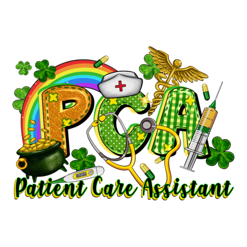 Pca Patient Care Assistant St. Patrick's Day Heavyweight Hoodie by CowGirlArtShop | Teevron