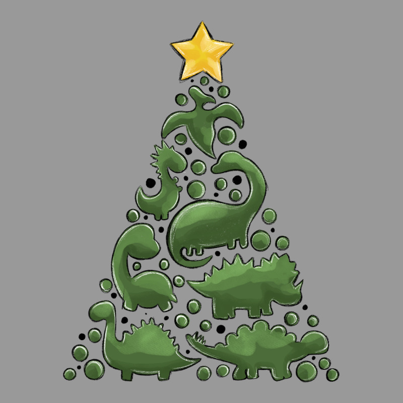 Dinosaur Christmas Tree Vintage Hoodie by MaliasSmallBusiness | Teevron
