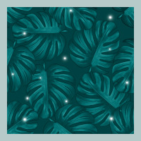 Tropical  Leaves Seamless Pattern Heavy Core Tee | Teevron