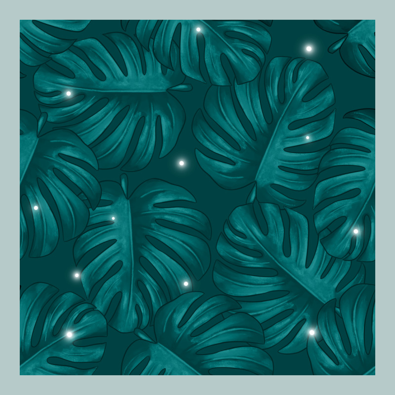 Tropical  Leaves Seamless Pattern Heavy Core Tee by BundleAndBundleShop | Teevron